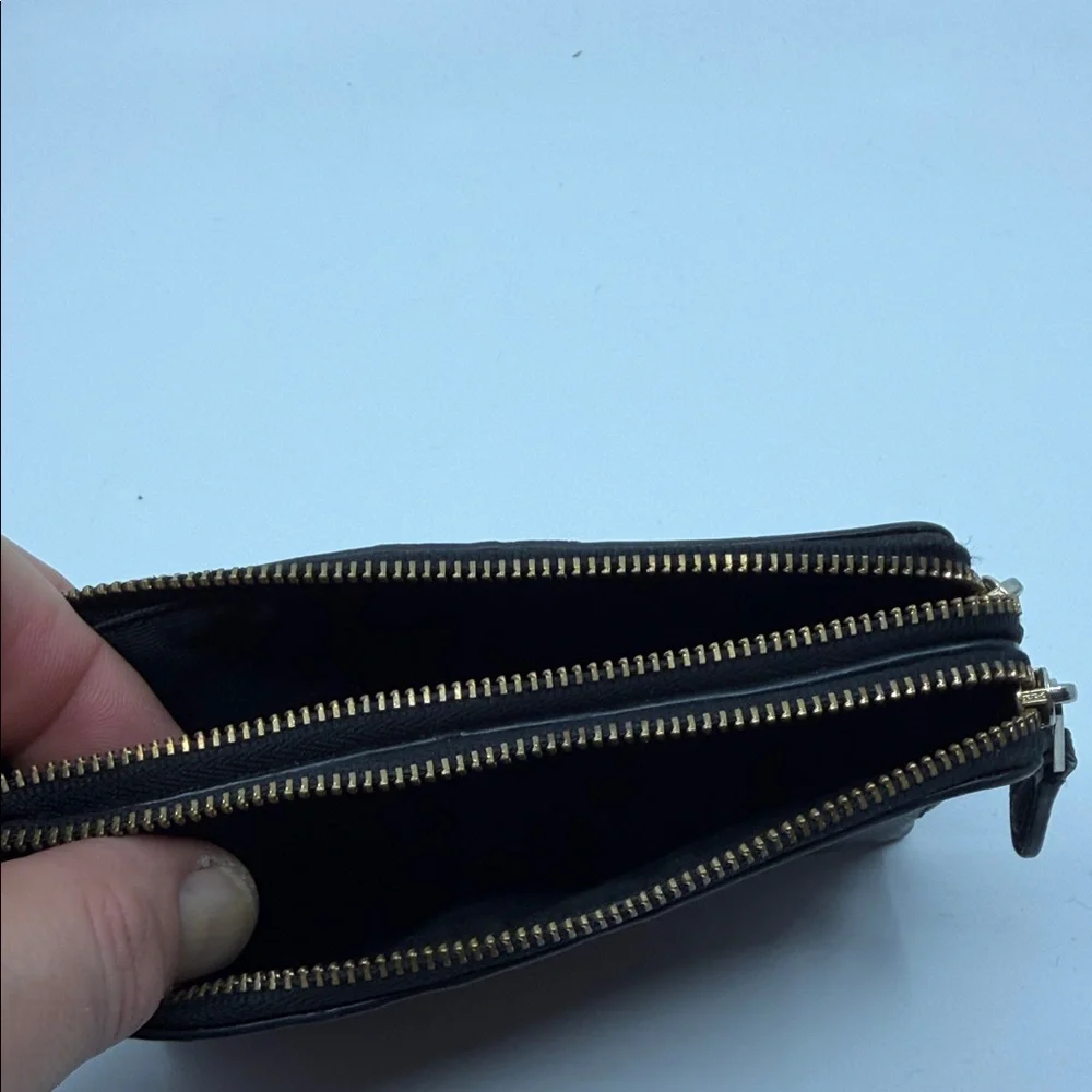 Coach Signature Brown Wristlet - Picture 4 of 5